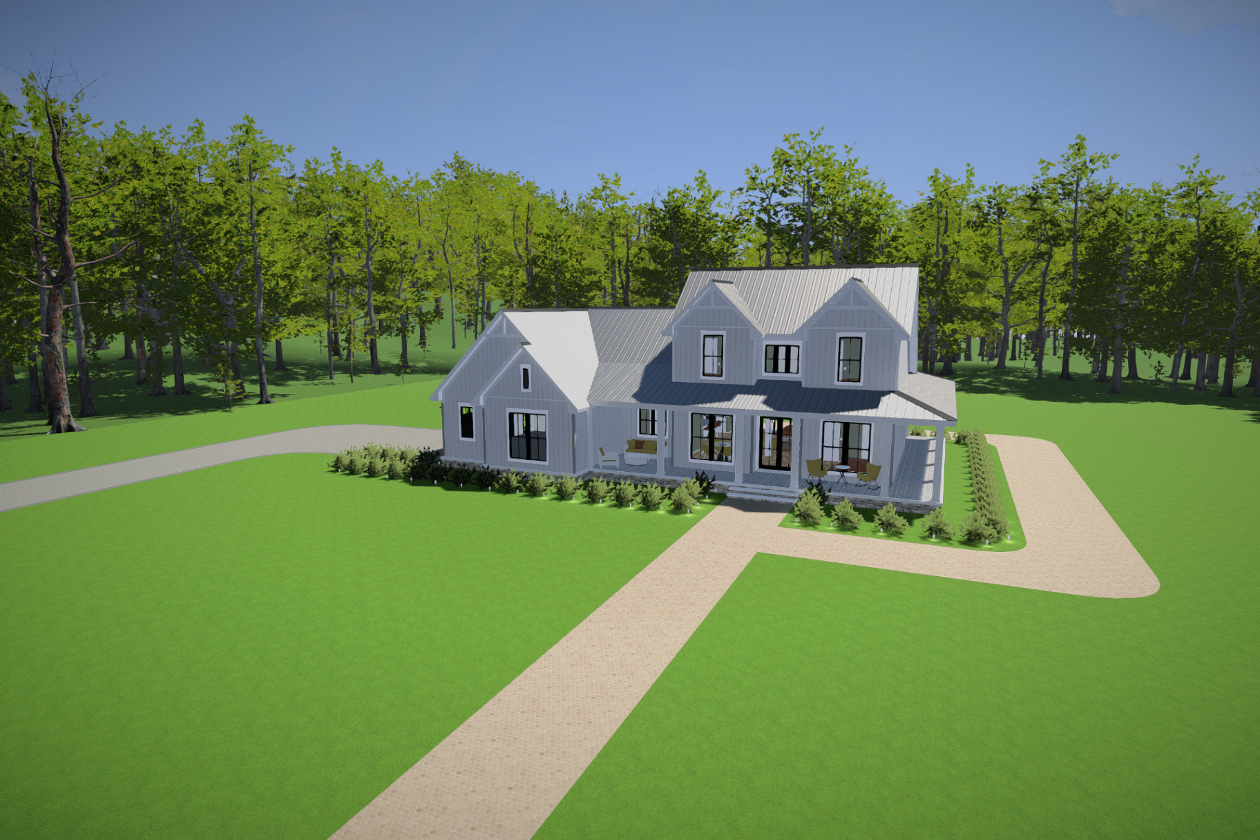 Interactive 3D model of the home