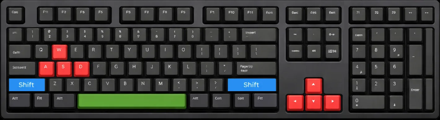 Keyboard movement